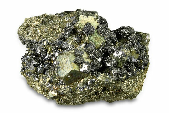 Pyrite with Sphalerite and Galena - Peru #291907